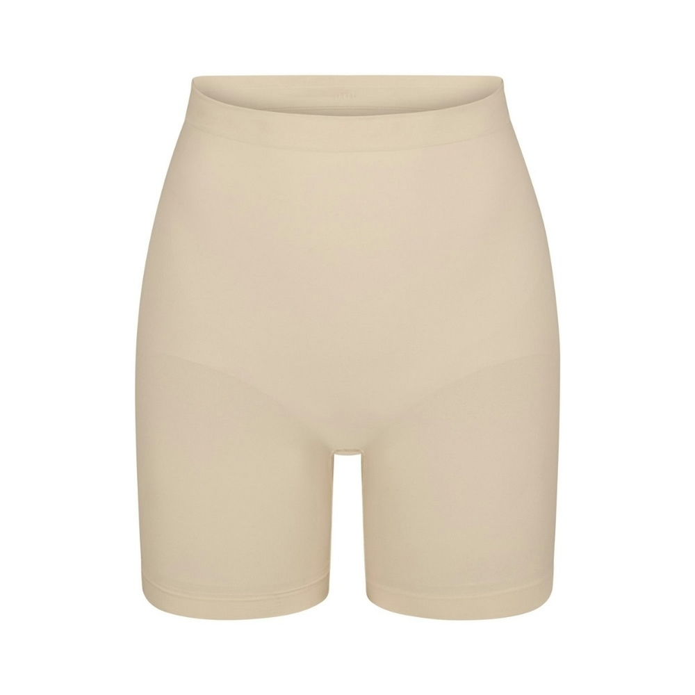NWT SKIMS Everyday Sculpt High Waisted Mid Thigh Shapewear Shorts Sand Nude XS - Picture 4 of 7